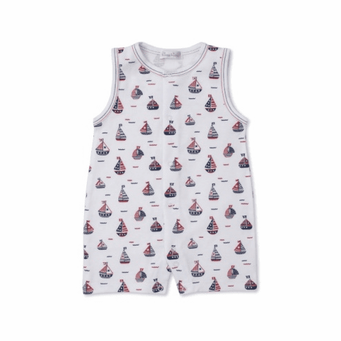 Kissy Kissy Summer Regatta Print Sleeveless Short Playsuit S24SR36P