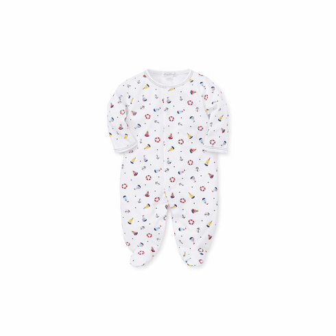 Kissy Kissy Summer Sails Print Footie S19SS04P