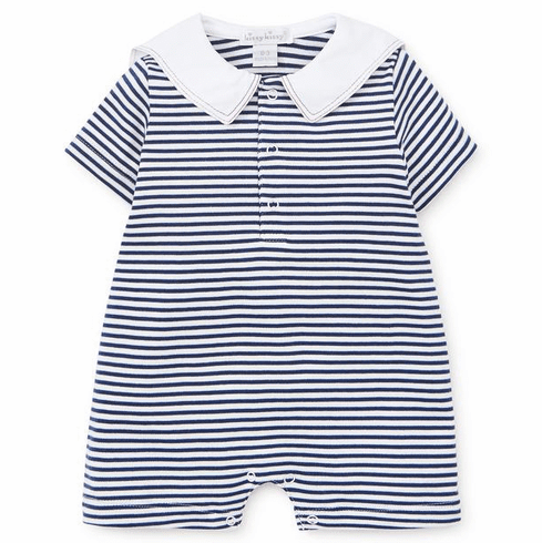 Kissy Kissy Summer Sails Short Stripe Playsuit with Collar S19SS23STC