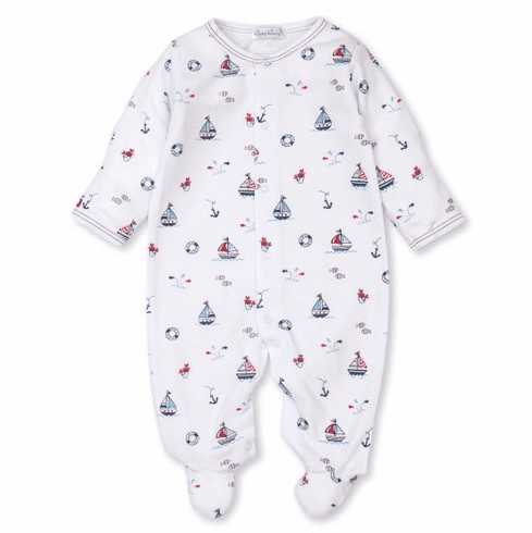 Kissy Kissy Summer Seas Print Footie S21SS04P