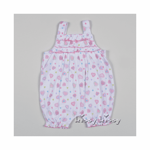 Kissy Kissy Sweet Hearts Print Bubble S14516-44P