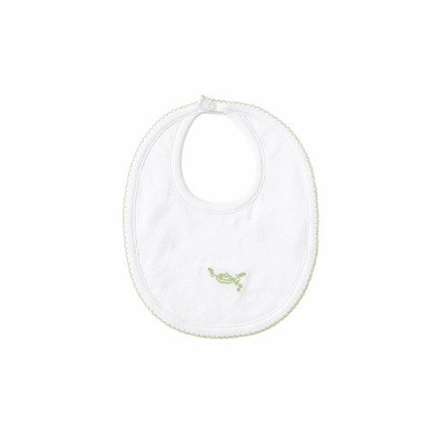 Kissy Kissy Sweet Peas Emb. Bib S2020SP13E