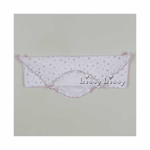 Kissy Kissy Sweetheart Roses Print Blanket S15227-08Ppink