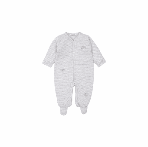 Kissy Kissy Swinging Sloths Stripe Footie F20SS04ST