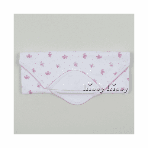 Kissy Kissy Tartan Scotties Print Burp F15280-30Ppink(NOT BLANKET)