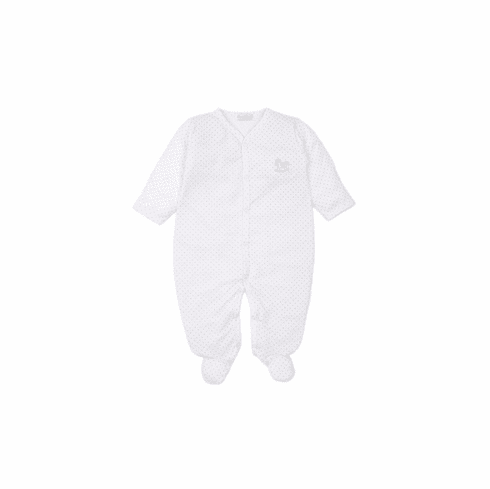 Kissy Kissy Toy Rockers Emb.Footie F20TR04Embsilver