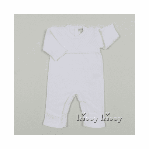Kissy Kissy Traditions KNIT Playsuit F15160W-PLwhite