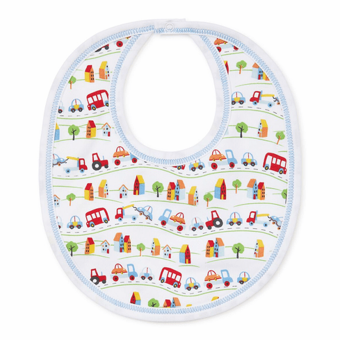 Kissy Kissy Traffic Print Bib S19T13P