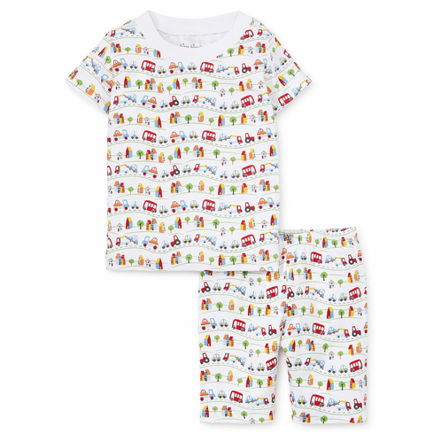 Kissy Kissy Traffic Print Short Pajamas S19T193Pi