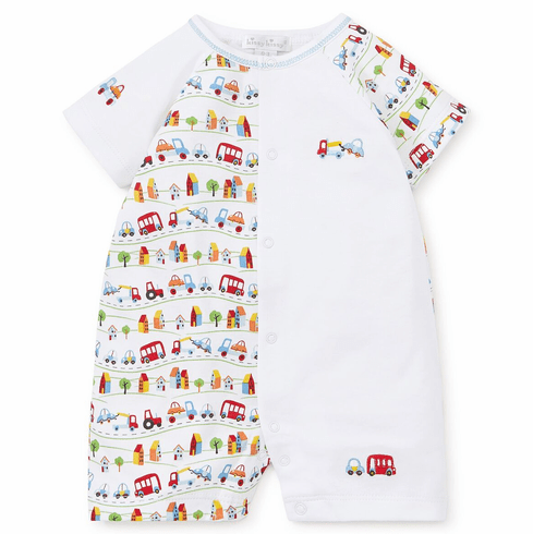 Kissy Kissy Traffic Print Short Playsuit S19T23P