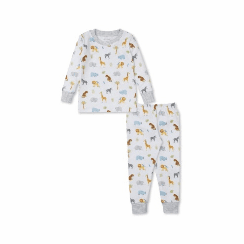 Kissy Kissy Tropical Jungle Print Long Pajamas SS24T190Pt