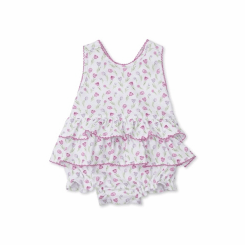 Kissy Kissy Tulip Festival Print Sleeveless Bubble S24TF44PS