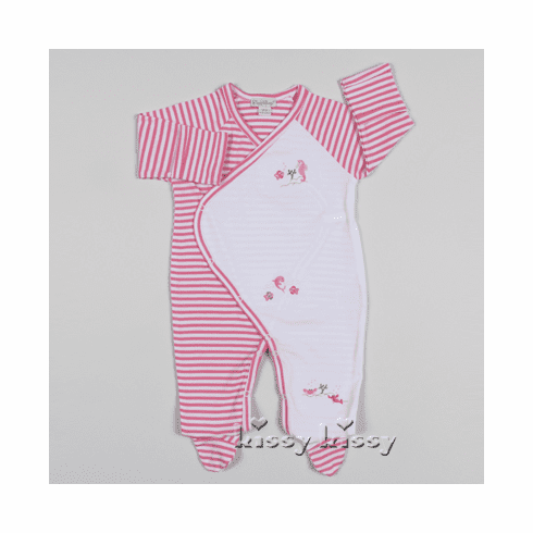 Kissy Kissy Underwater Adventures Stripe Footie S14108-04STfuchsia