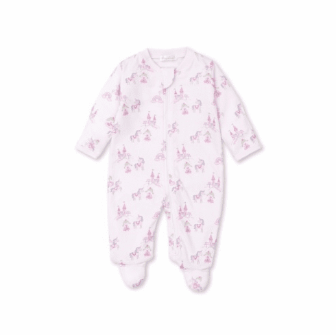Kissy Kissy Unicorn Fairyland Print Footie with Zipper F22UF04PZ