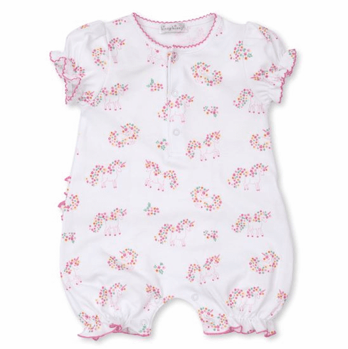 Kissy Kissy Unicorn Gardens Print Short Playsuit S21UG23P