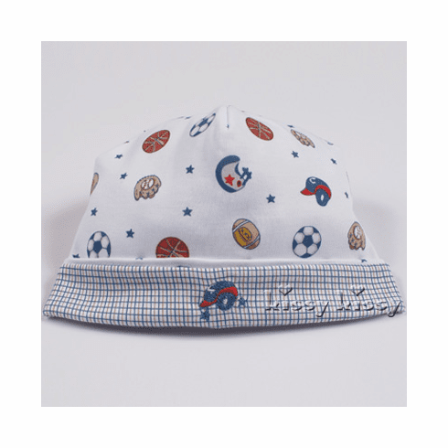 Kissy Kissy Wee Warriors Print Hat F14206-06P