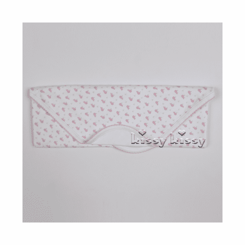Kissy Kissy Wee Whales Print Blanket S17413-08Ppink