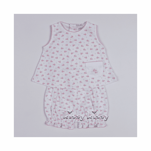 Kissy Kissy Wee Whales Print Sunsuit S17413-42P