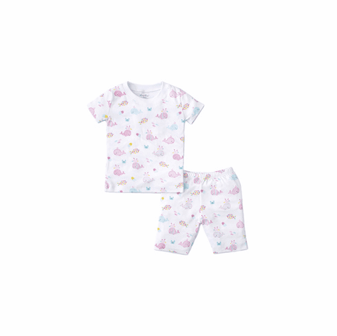 Kissy Kissy Whale of a Time Print Pajamas S2020WT193Pfuchsiai