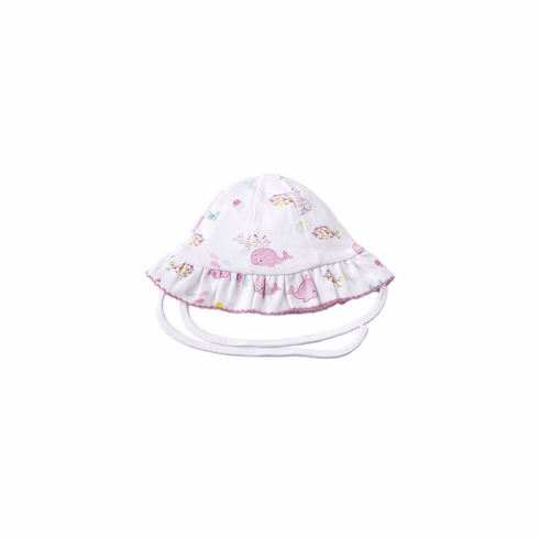 Kissy Kissy Whale of a Time Print Sunhat S2020WT06Pfuchsia
