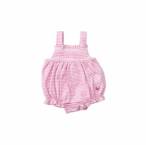 Kissy Kissy Whale of a Time Stripe Bubble S2020WT44Sfuchsia