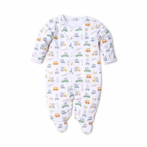 Kissy Kissy Wild Wheels Print Footie WW04Pr