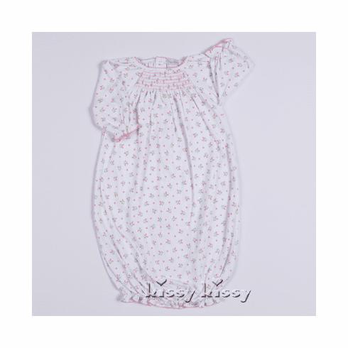 Kissy Kissy Winter Kingdom Print Sack w/Smock F14219-11MSM