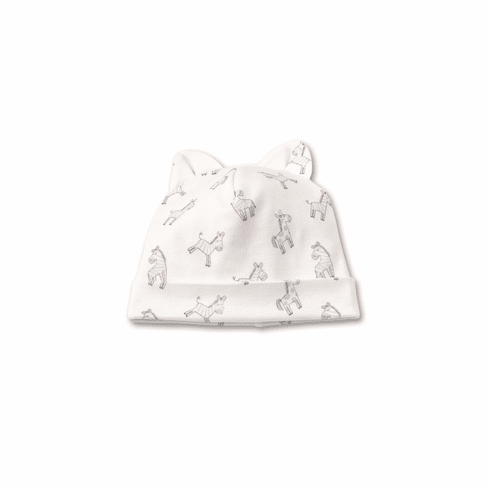 Kissy Kissy Zebra ZZZs Print Hat S20202ZZ06Ppink