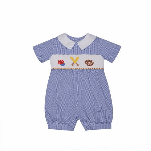Sweetest Little Baby Baseball Boy Romper.