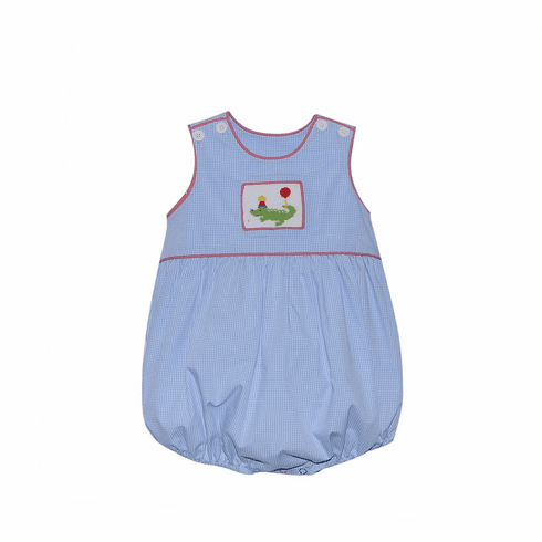 Sweetest Little Baby Blue Alligator Boy Bubble.