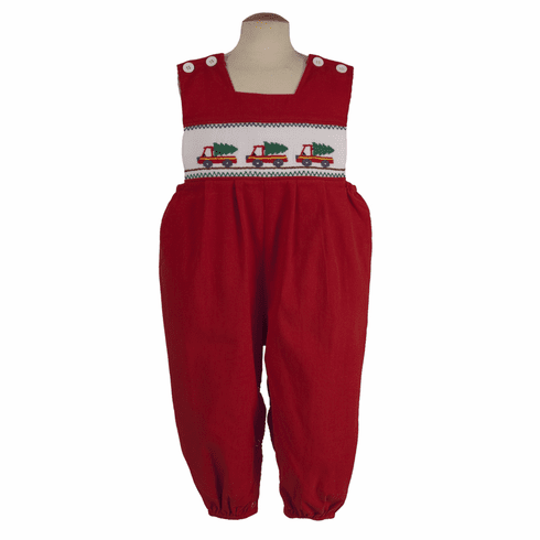 Sweetest Little Baby Boy Clothes Christmas Tree Boy Long Romper.