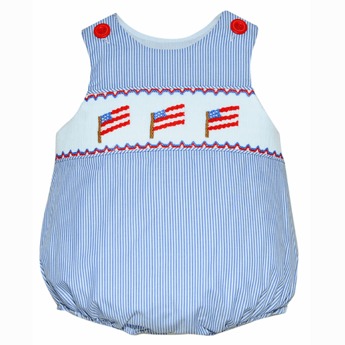 Sweetest Little Baby Boy Clothes Flying Flags Bubble.