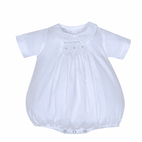 Sweetest Little Baby Boy Clothes Michael Boy Bubble-White.