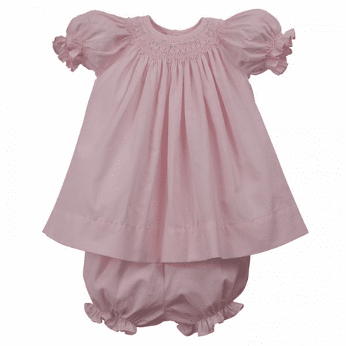 Sweetest Little Baby Clothes Sweet Bella Bishop Dress-Pink for Girl 