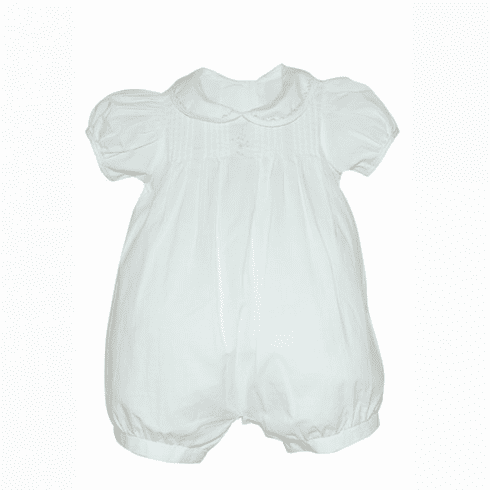 Sweetest Little Baby Girl Addison Girl Romper-White