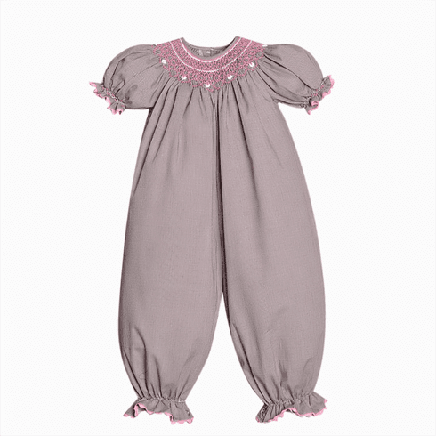 Sweetest Little Baby Girl Clothes Aspen Long Romper.