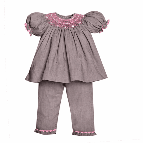 Sweetest Little Baby Girl Clothes Aspen Pant Set.