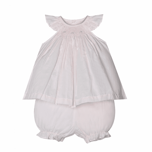 Sweetest Little Baby Infant Girls  Brooklyn Angel Bishop Dress-Pink.