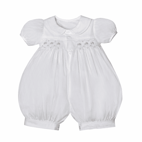 Sweetest Little Baby Infant Girls Charlene Bubble-White.