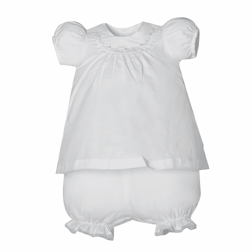 Sweetest Little Baby Infant Girls Khloe Dress-White. 