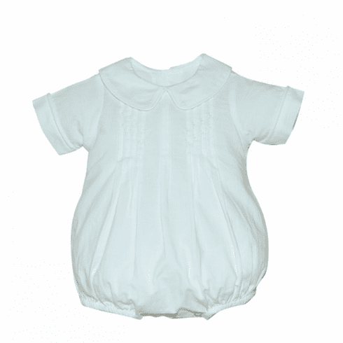 Sweetest Little Baby Justin Infant Boy Bubble-White.