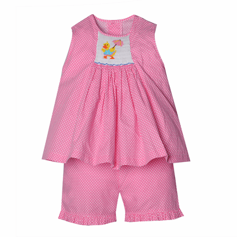 Sweetest Little Baby Puddle Duck Short Set.