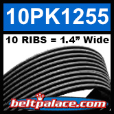 BANDO 10PK1255 Automotive Serpentine Belt