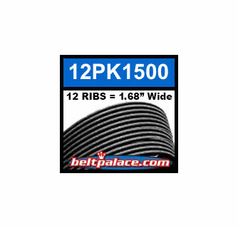 贅沢品 Belt Serpentine Automotive 12PK1500 | rib 12 x 1500mm スーツ・フォーマル・ドレス