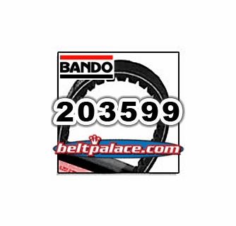 BANDO 203599 (A-DF), BANDO Hi-Performance belt for Comet 30