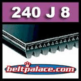 OEM Gates Micro-V Belt 180J 180J7 180-J-7 2.34mm Pitch 457mm X 18mm 7 Ribs