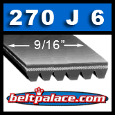 270J6 Belt, Metric 6PJ686 Poly V Belt