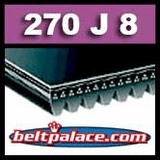 Cintura Per Trasmissioni Industriali Cinghia Poly V Fenner 584PJ/230J, Sezione J, Passo 2.34mm, Lunghezza 584mm, Per Trasmissioni Cinghia J Section 2.34mm - Foto 2