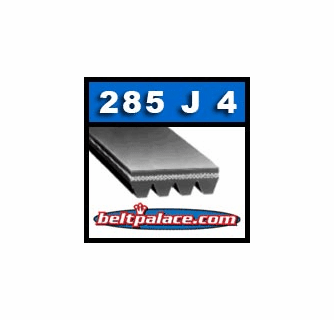 285J4 Poly V Belt | 285-J4 Micro V Belts | Metric PJ724