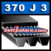 370J3 Poly-V Belt. Metric 3-PJ940 Drive Belt.